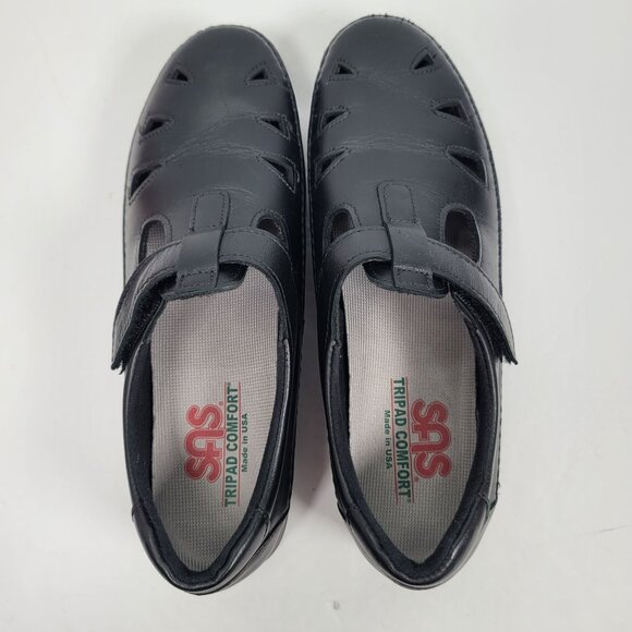 SAS Women's Tripad Comfort Black Leather Shoes US Size 8 - Picture 5 of 8